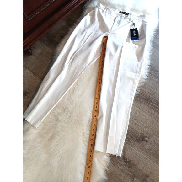 NWT Ralph Lauren RLX Women's Size 8P White Golf Pants Wicking Stretch Logo - Picture 13 of 14
